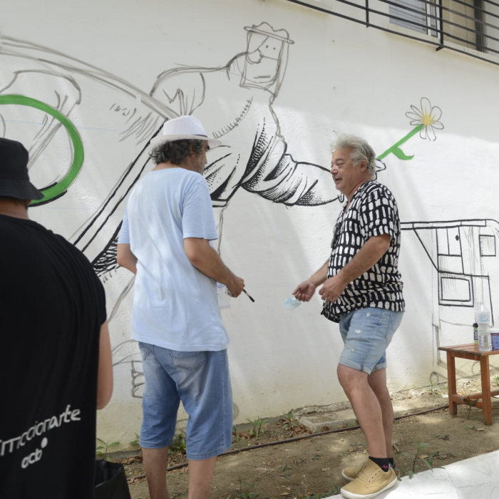 Un mural de Idígoras homenajeará a los sanitarios en Torremolinos