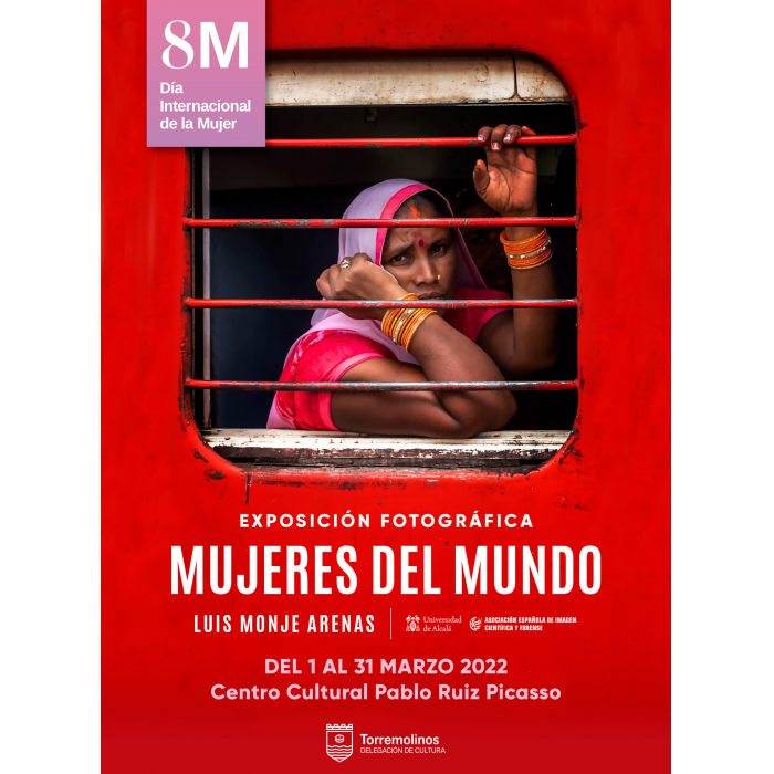 El artista Luis Monje Arenas expone su muestra fotográfica 'Mujeres del mundo' en Torremolinos
