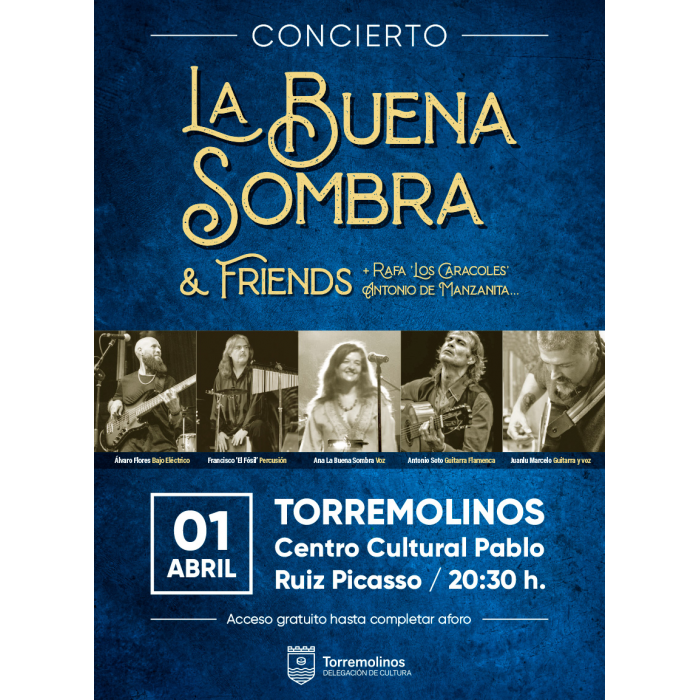 ‘La Buena Sombra’ presenta su nuevo proyecto musical el próximo 1 de abril en Torremolinos