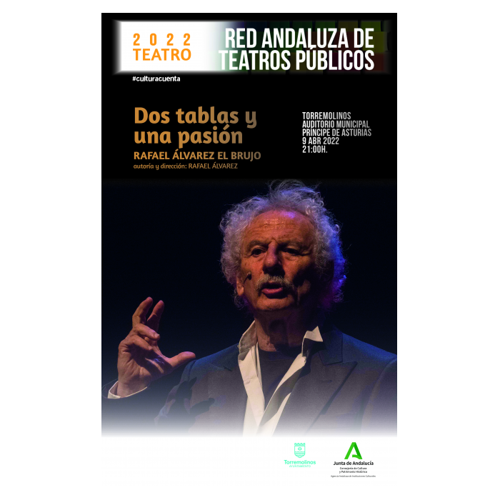 Rafael Álvarez “El Brujo” pondrá el broche al nuevo Ciclo de Teatro de Primavera de Torremolinos