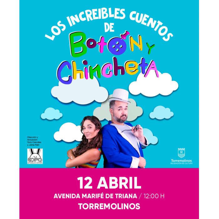 Botón y Chincheta vuelven a Torremolinos con 'Los increíbles cuentos de Botón y Chincheta'