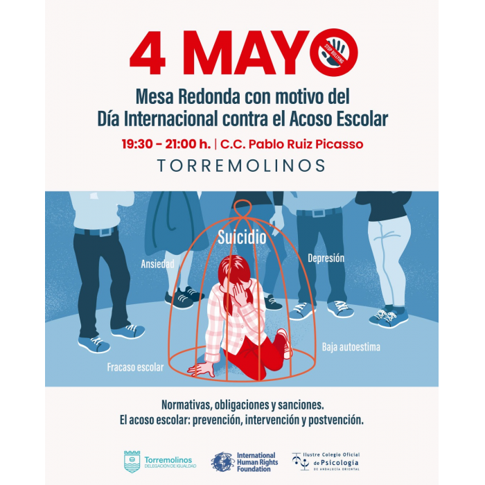 El Ayuntamiento de Torremolinos organiza una mesa redonda con motivo del Día Internacional contra el Acoso Escolar