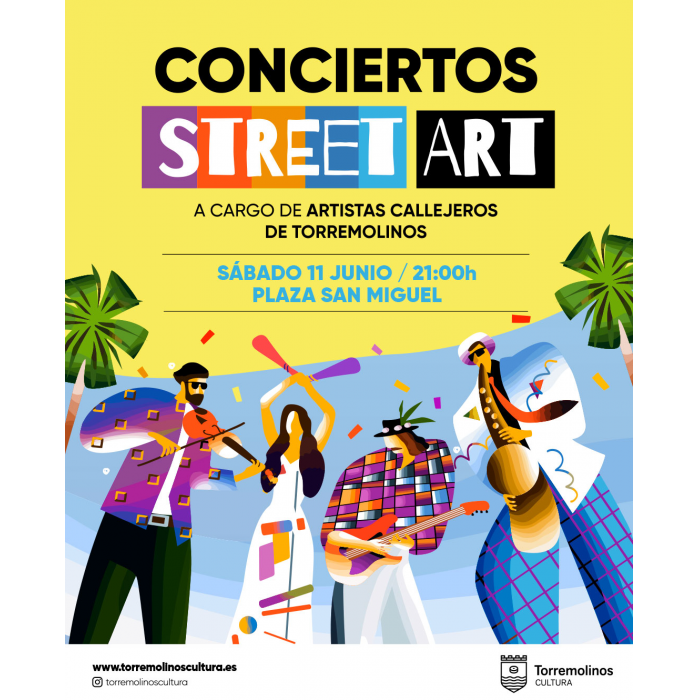 El próximo sábado 11 de junio dará comienzo en la Plaza San Miguel el concierto cultural 'Street Art'