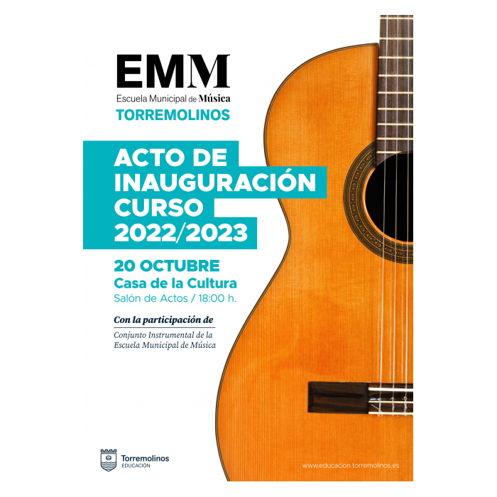 La Escuela Municipal de Música conmemora su XX Aniversario con nuevo logotipo y nueva imagen de fachada