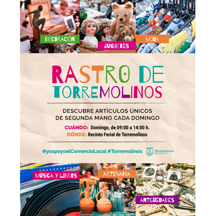 Los domingos, visita el Rastro de Torremolinos