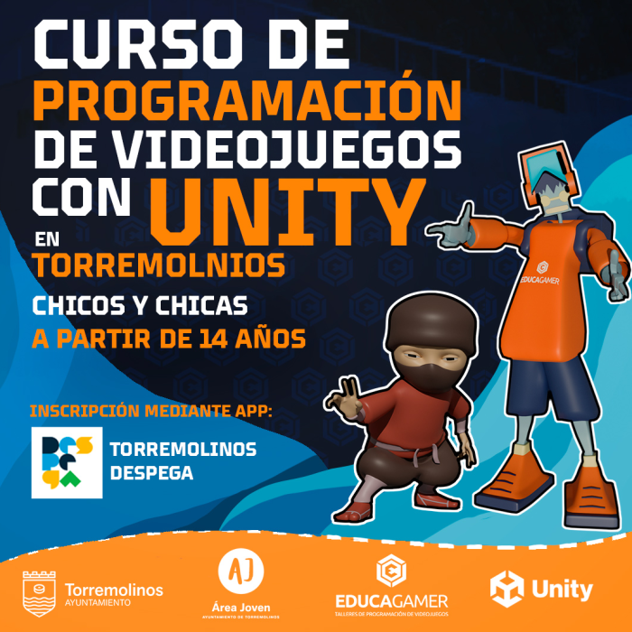 Torremolinos ofrece un curso gratuito de programación de videojuegos para jóvenes