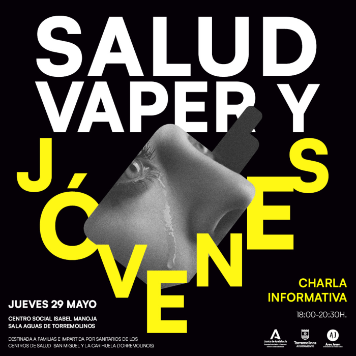 Ayuntamiento y centros de salud de Torremolinos organizan la charla informativa ‘Salud, Vapers y Jóvenes’
