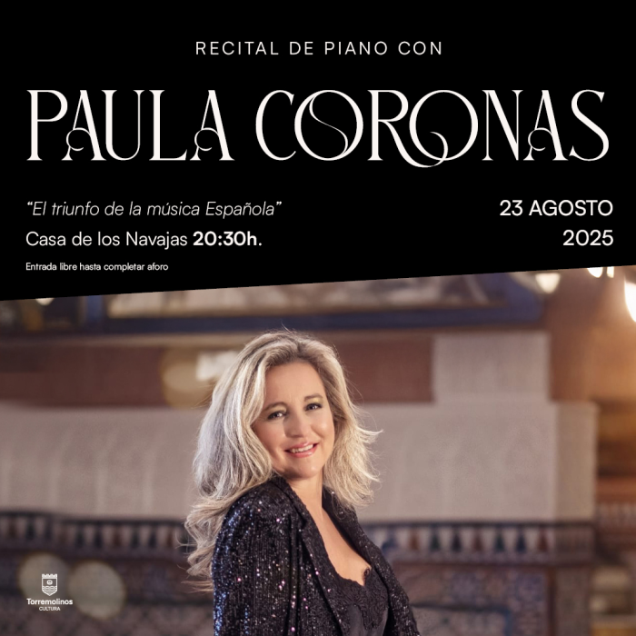 Paula Coronas ofrece un Recital de Piano en la Casa de los Navajas
