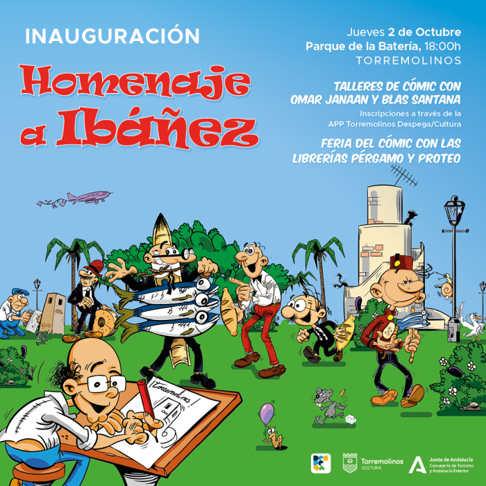 Los personajes de Francisco Ibáñez llegan al Parque de la Batería  