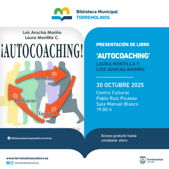 La Sala Manuel Blasco acoge la presentación del libro ‘Autocoaching’, de Laura Montilla y Luis Arocha