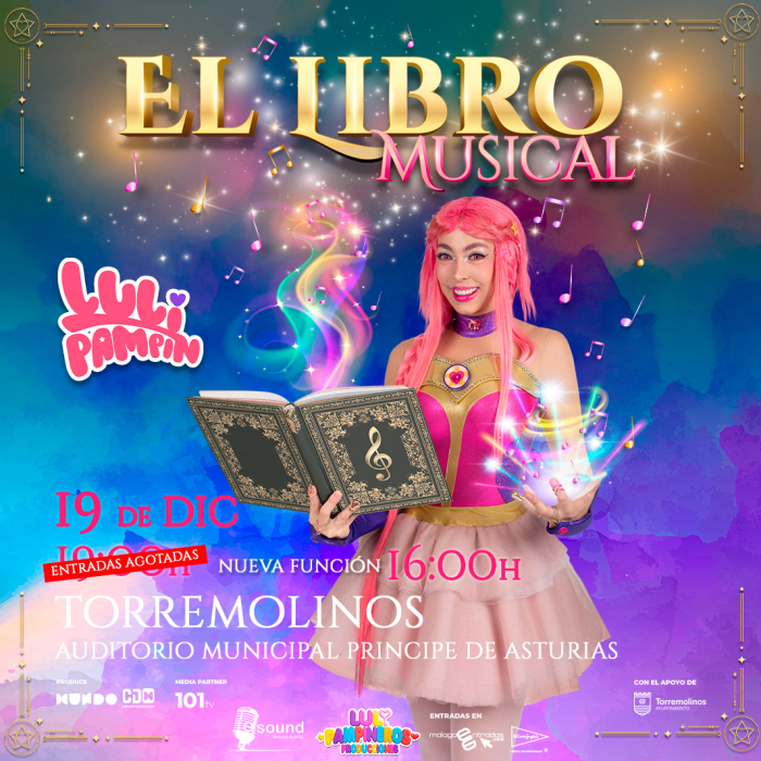 Luli Pampin llega al Auditorio Musical Príncipe de Asturias de Torremolinos el próximo 19 de diciembre