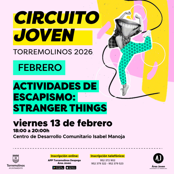En febrero tendrá lugar una jornada de actividades de escapismo ambientadas en Stranger Things dentro del Circuito Joven