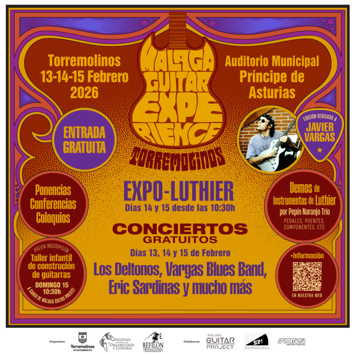 Málaga Guitar Experience 2026 reunirá en Torremolinos a lutieres, artesanos y músicos