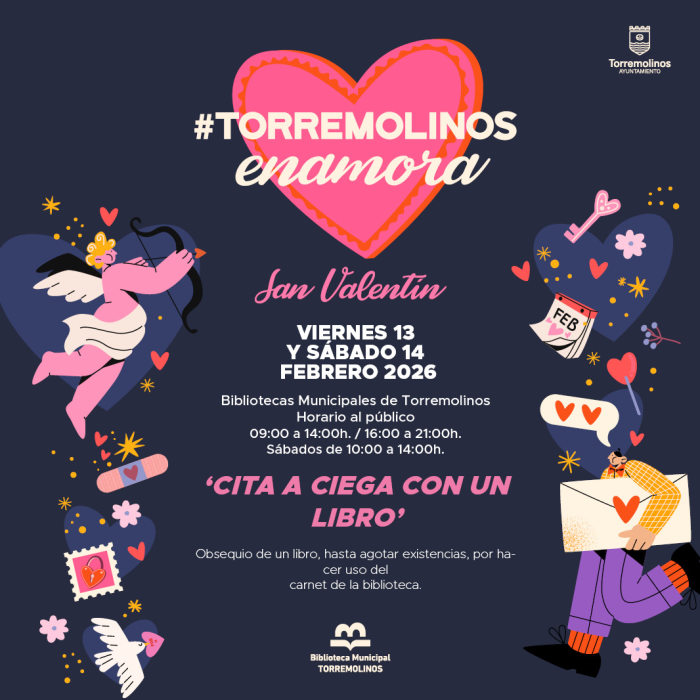 Las bibliotecas municipales obsequiarán a sus socios con un libro en el marco del Día de San Valentín