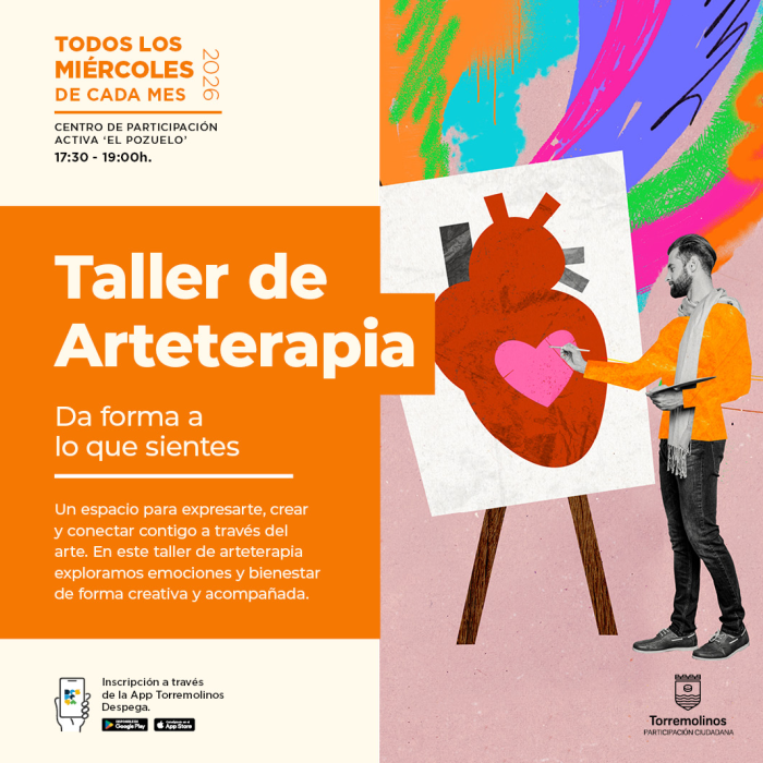 El centro de participación activa El Pozuelo acoge todos los miércoles un taller de arteterapia