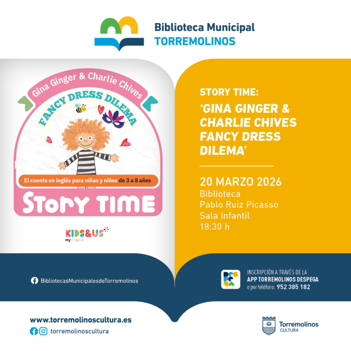 Los más pequeños podrán disfrutar de un cuentacuentos en inglés