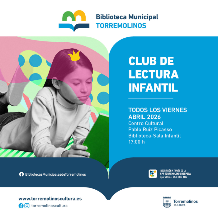 El Club de Lectura Infantil tendrá  nuevas sesiones este mes de abril