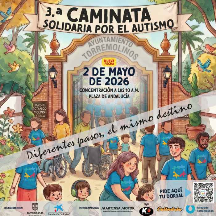 El 2 de mayo Torremolinos celebrará la III Caminata Solidaria por el Autismo 