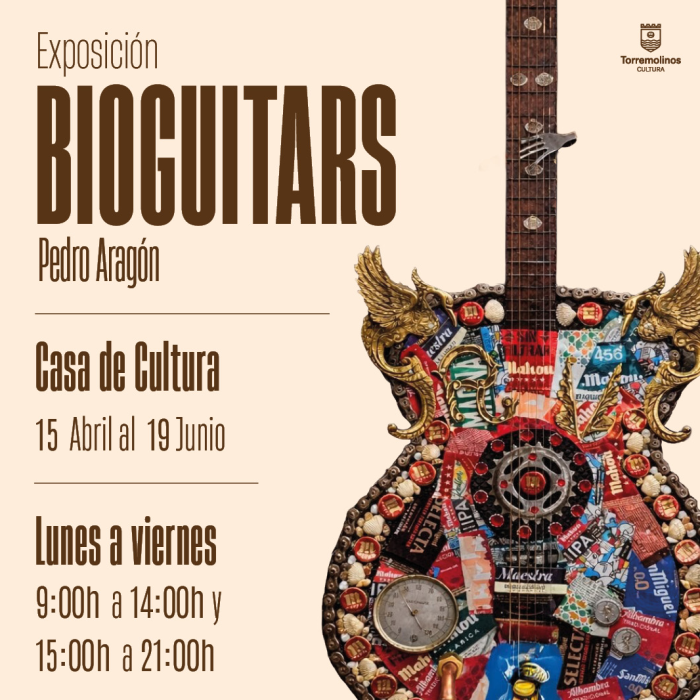 La Casa de la Cultura acoge la exposición ‘Bioguitars’, de Pedro Aragón