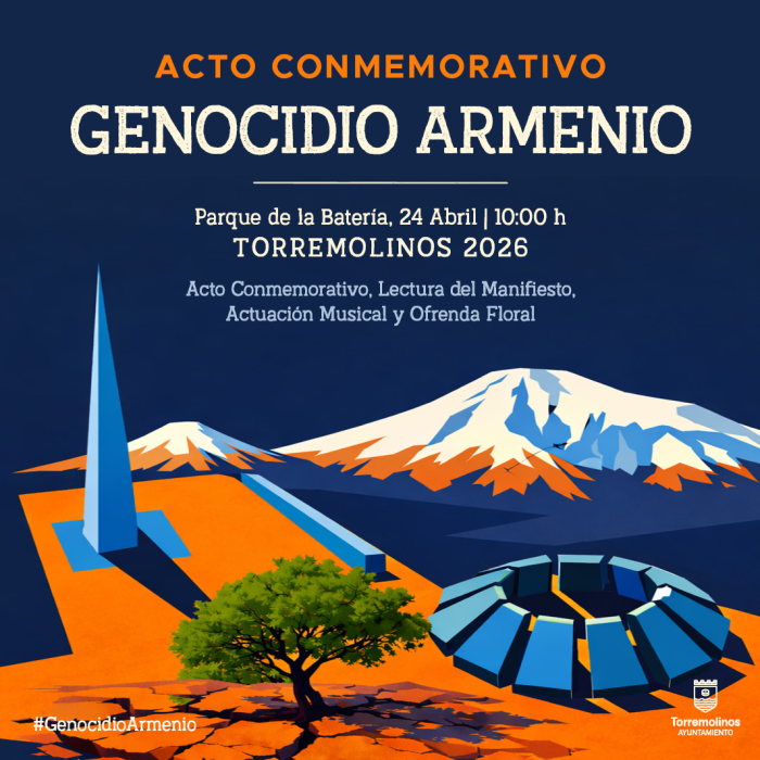 Torremolinos conmemora el Genocidio Armenio con un acto que se celebrará el próximo 24 de abril 