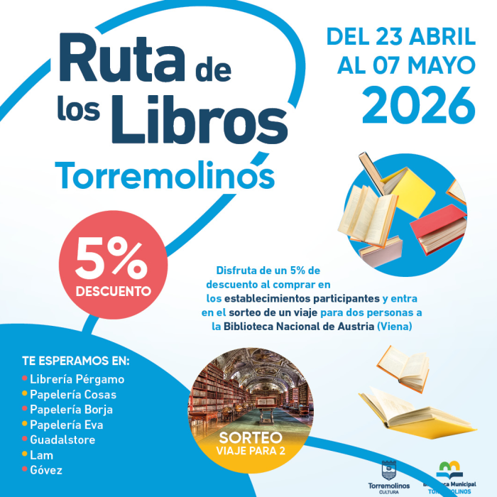 La Ruta de los Libros ofrecerá descuentos en las librerías y papelerías de Torremolinos