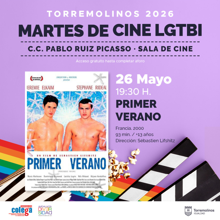 El ciclo Martes de Cine LGTBI permitirá disfrutar en mayo de la película ‘Primer Verano’