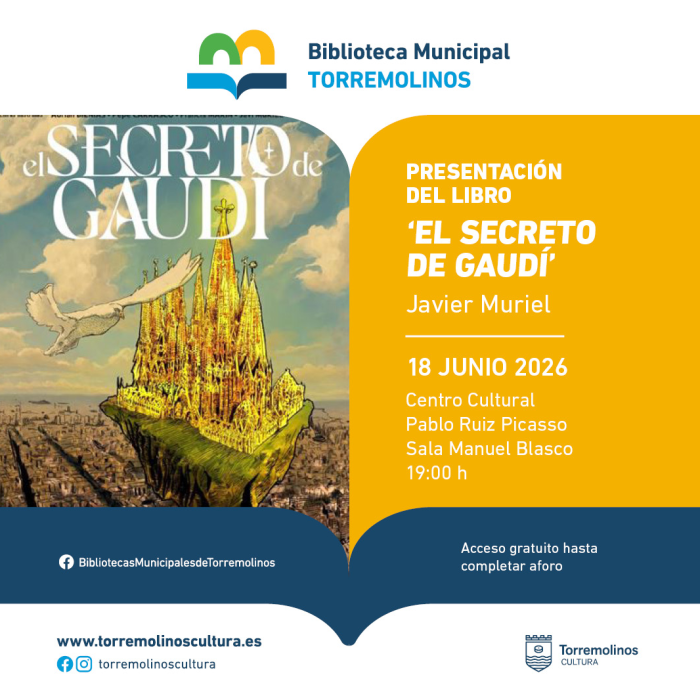  El libro `El secreto de Gaudí´ de Javier Muriel se presenta en Torremolinos