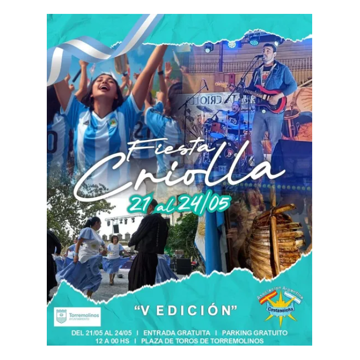 La V Fiesta Criolla se celebra en Torremolinos del 21 al 24 de mayo