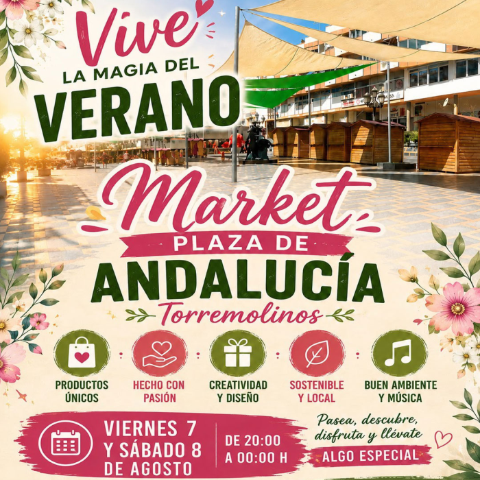 El Market Plaza de Andalucía ofrece gran variedad de productos originales y artesanía en pleno corazón de Torremolinos