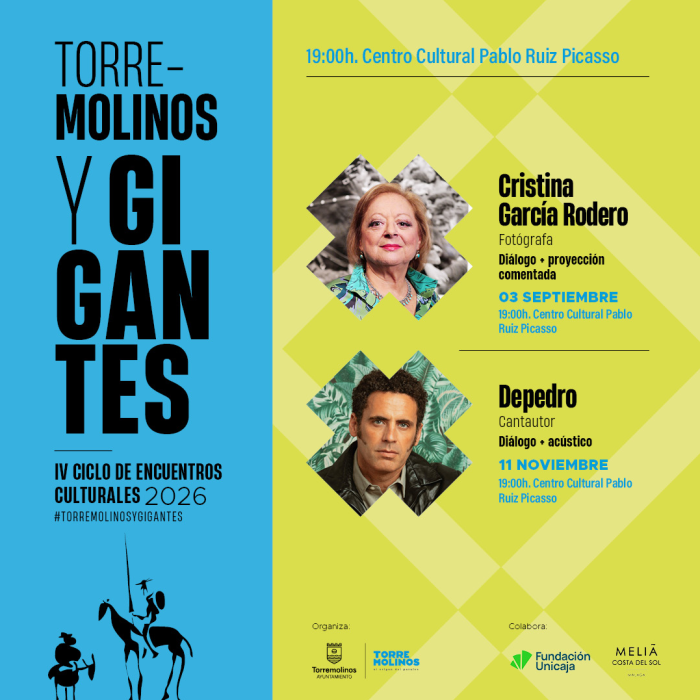 La fotógrafa Cristina García Rodero y el músico Depedro abren un nuevo ciclo de ‘Torremolinos y Gigantes’