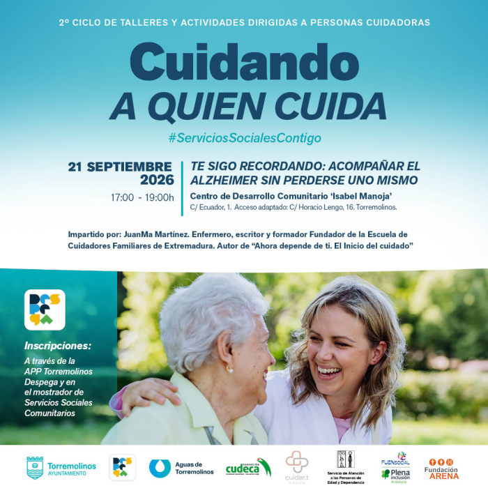 ‘Cuidando a quien cuida’ ofrece un taller sobre cómo acompañar el alzheimer
