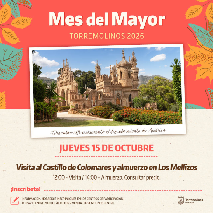 El Mes del Mayor ha programado una excursión al Castillo de Colomares