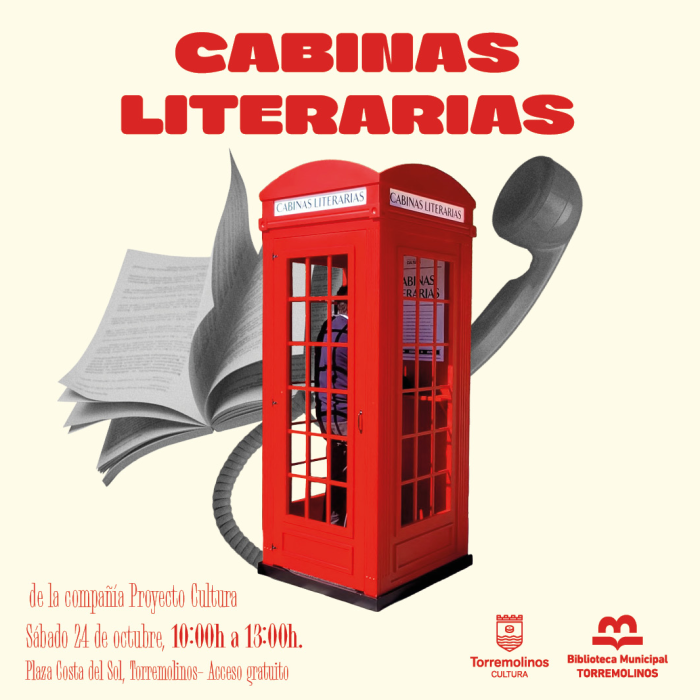 Torremolinos instalará ‘Cabinas literarias’ por el ‘Día de las bibliotecas’