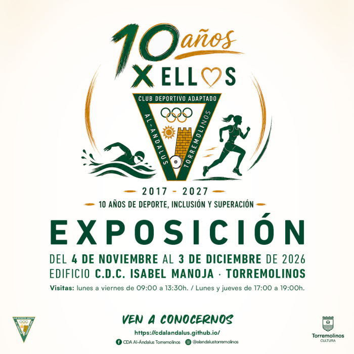 El Club Deportivo Adaptado Al-Andalus celebra su décimo aniversario con una exposición