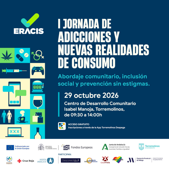 Torremolinos acogerá la I Jornada de adicciones y nuevas realidades de consumo